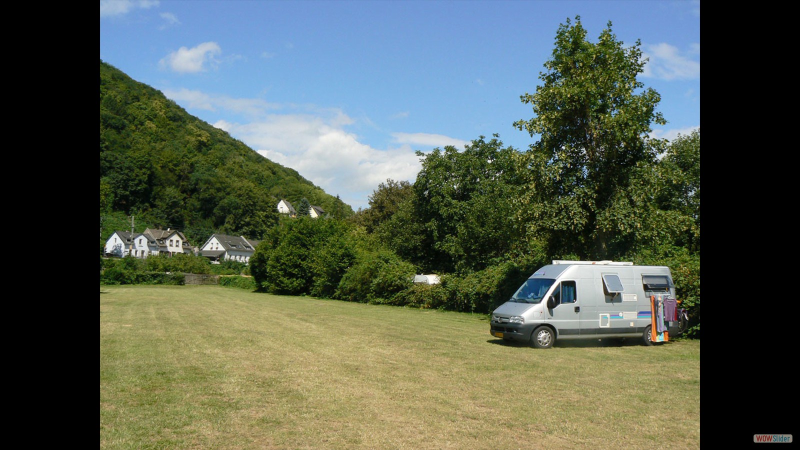 Het camperveld op camping Marienort.