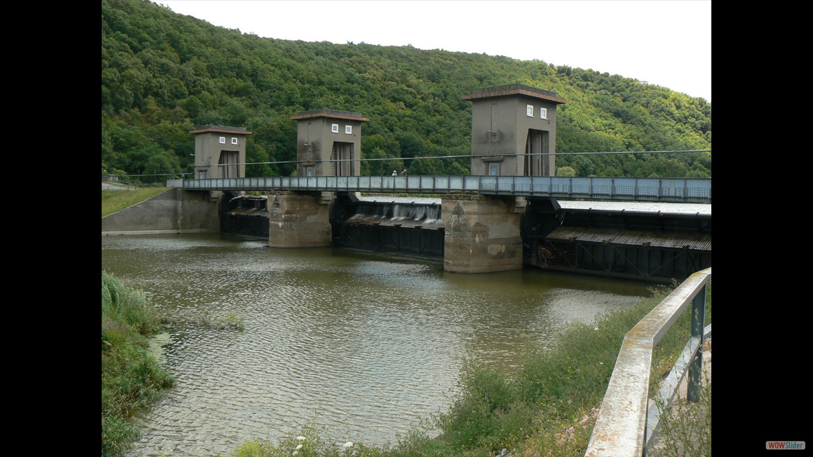 De dam in Niederhausen.