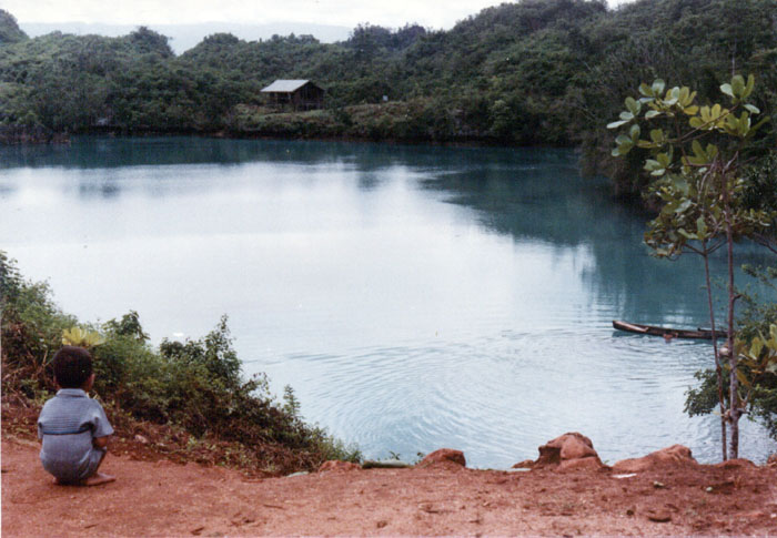 Danau Napabale op Pulau Muna